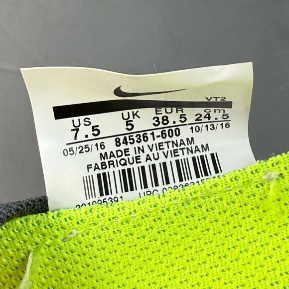 Nike Zoom All Out Flyknit 'Hot Punch Blue' sneaker shoes womens size 7.5 - Picture 7 of 8